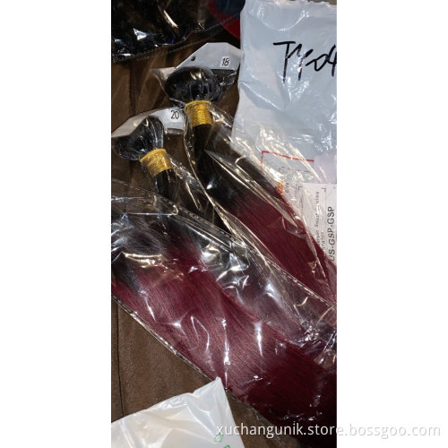 Uniky Human Hair Products Silky Straight Indian Virgin Hair Weaving Wholesale 100% Unprocessed Human Hair Extension Bundles